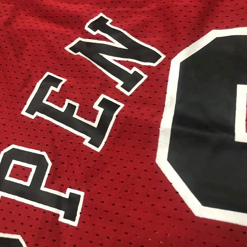 Camisa vermelha masculina Scottie Pippen – Edição retrô