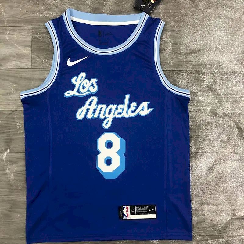 Camisa Kobe Bryant Royal Retro Classics 2020-21 Swingman Player Version Masculina - Edição Clássica