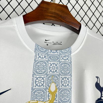 Camisa Tottenham Hotspur 2025/26 Edição Cobra Ouro Branco