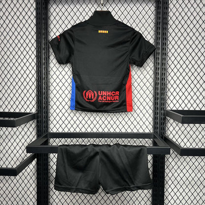 Kit reserva infantil do Barcelona 2024/25