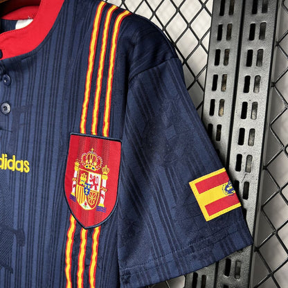 Camisa reserva retrô da Espanha de 1996