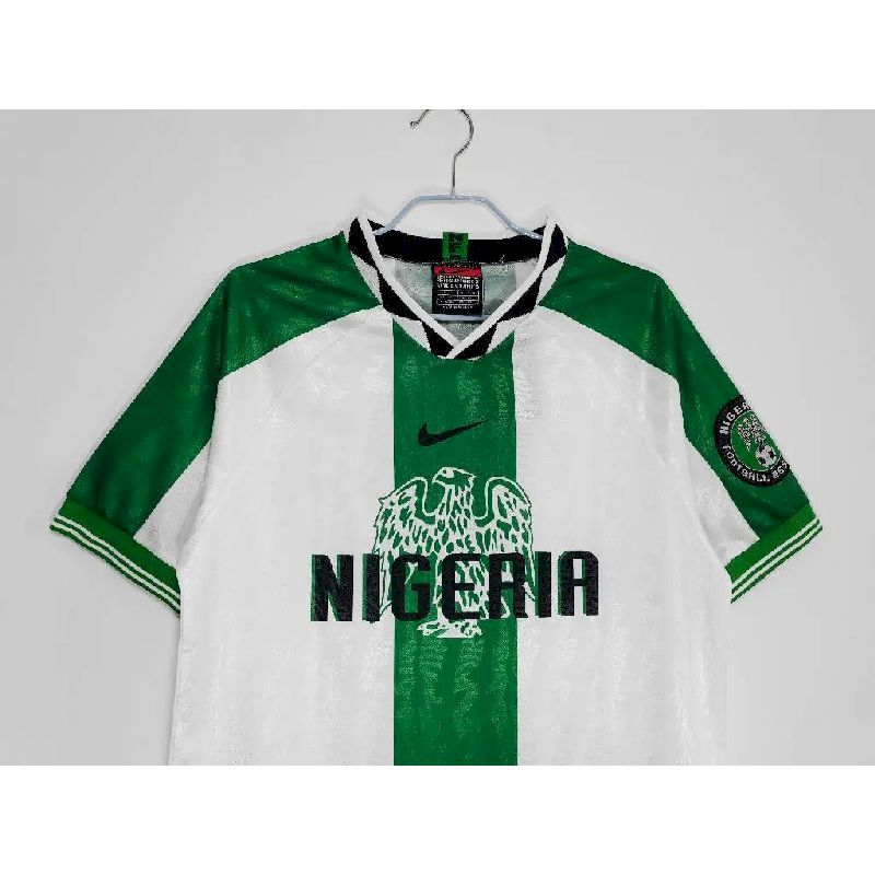 Camisa retrô reserva da Nigéria 1996/98