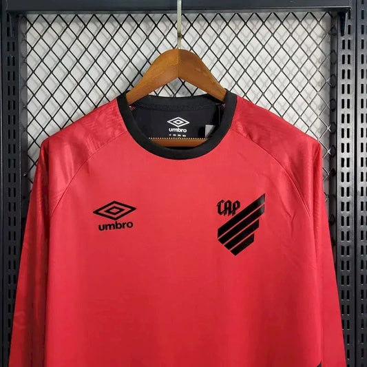 Men's Athletico Paranaense 2023/24 Home Long Sleeve Jersey