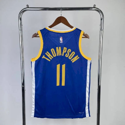 Camisa azul reserva masculina Klay Thompson