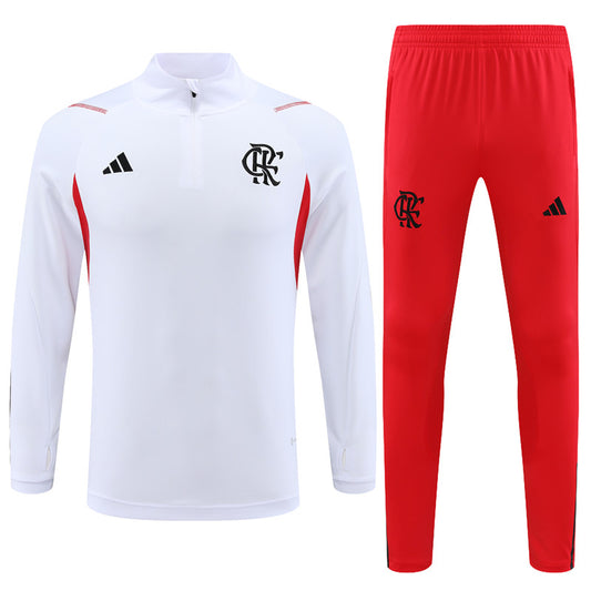 Blusa + Calça Flamengo 2023/24 Meio Zíper Adulto 14001