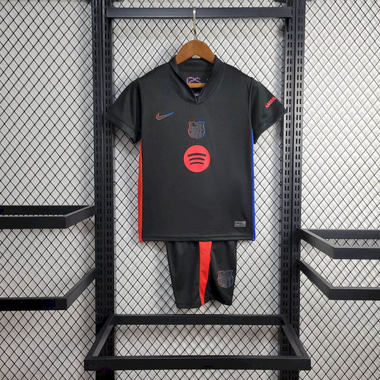 Kit reserva infantil do Barcelona 2024/25