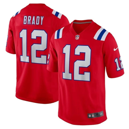 Jersey NFL New England Patriots Tom Brady 12