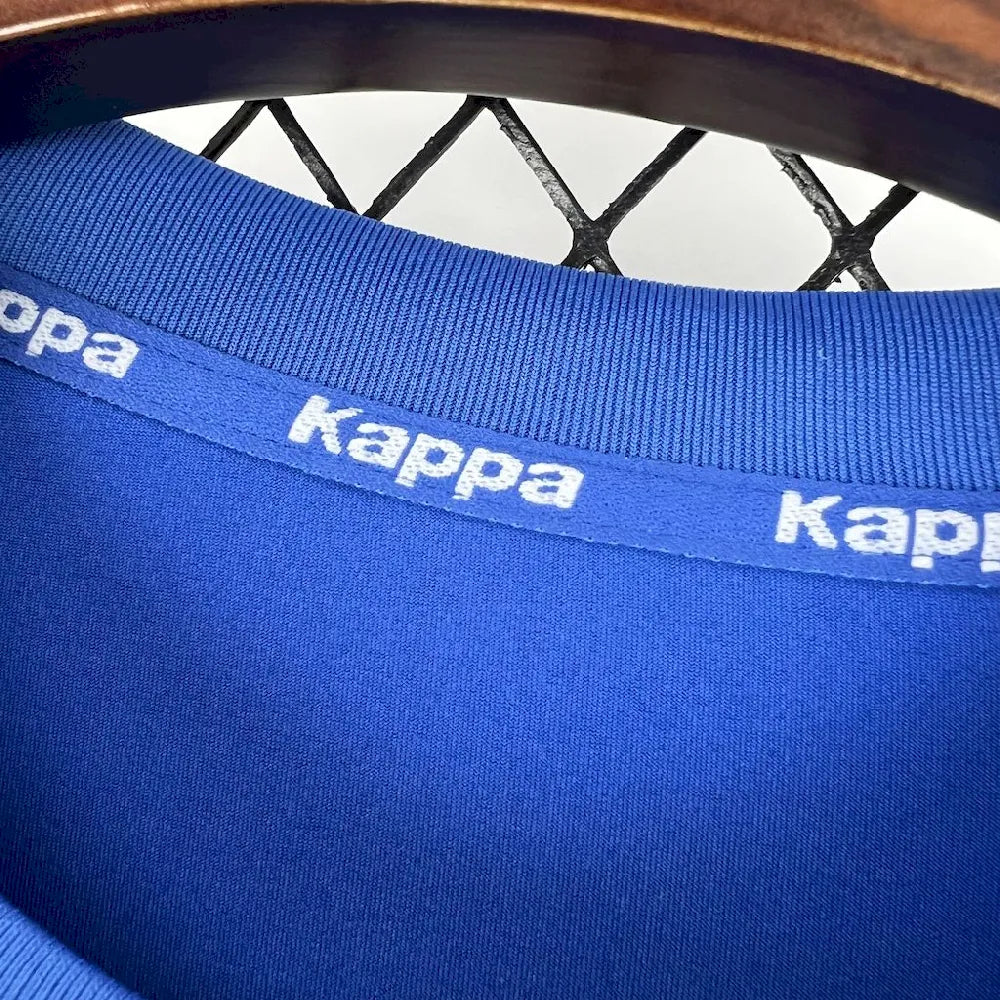 Camisa retrô de mangas compridas da Itália Euro 2000
