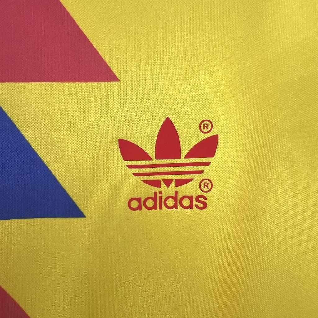 Camisa retrô da seleção da Colômbia de 1990