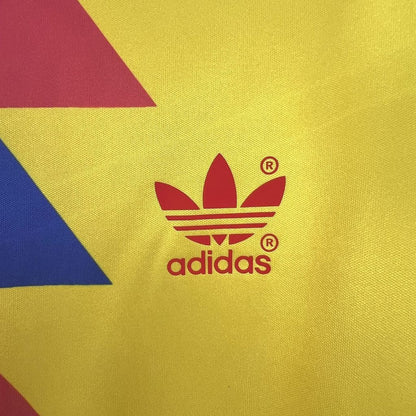 Camisa retrô da seleção da Colômbia de 1990