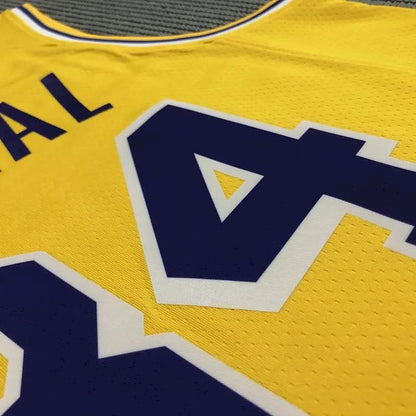 Camisa amarela masculina do time Shaquille O'Neal – Edição de 75º aniversário