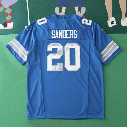 Jersey NFL Detroit Lions Jahmyr Barry Sanders 20