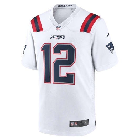 Jersey NFL New England Patriots Tom Brady 12