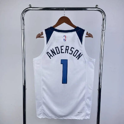 Camisa Kyle Anderson Branca da Equipe Principal Masculina 2023