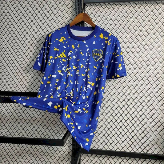 Camisa de treino pré-jogo do Boca Juniors 2023/24