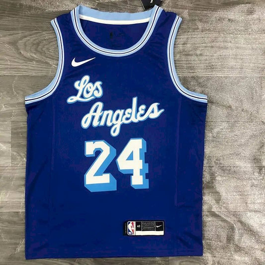 Camisa Kobe Bryant Royal Retro Classics 2020-21 Swingman Player Version Masculina - Edição Clássica