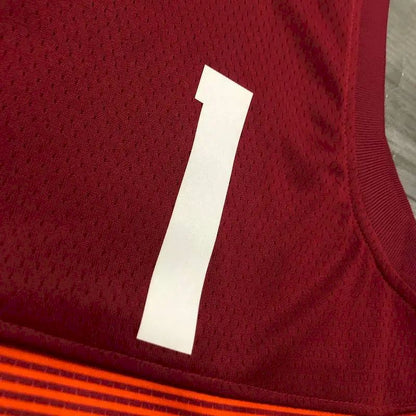 Camisa masculina Michael Porter Jr. vermelha 2020-21 Swingman versão jogador – Edição City