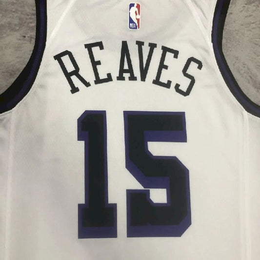 Camisa masculina Austin Reaves branca do time – Edição City