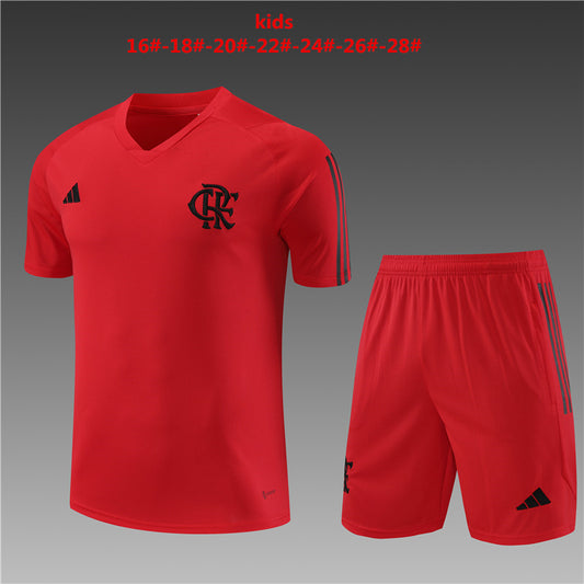 Camisa e Shorts Flamengo Treino 2023/24 Infantil 14001