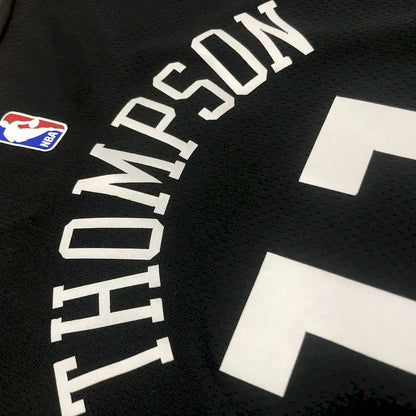 Camisa Klay Thompson com gola V preta, versão jogador, masculina – Edição Statement