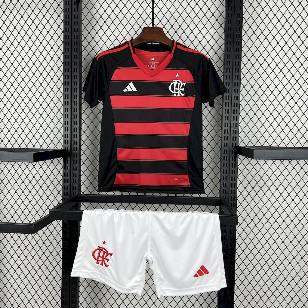 Equipamento Home Infantil do Flamengo 2025/26