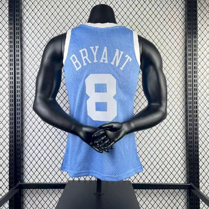 Camisa masculina M&amp;N Kobe Bryant azul retrô 2004/05