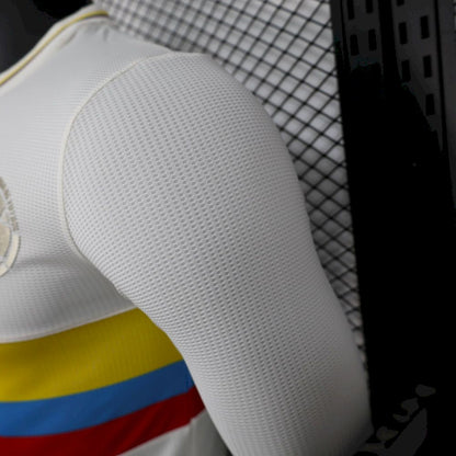 Men's Colombia 2024/25 100th Anniversary Long Sleeve Jersey Player Version