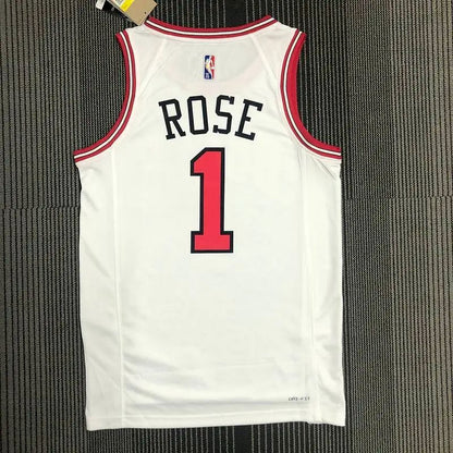 Camisa Derrick Rose Branca Masculina – Edição de 75º Aniversário