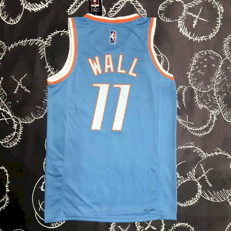 Camisa azul masculina John Wall Team – Edição City