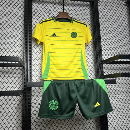 Kit reserva infantil do Celtic 2024/25
