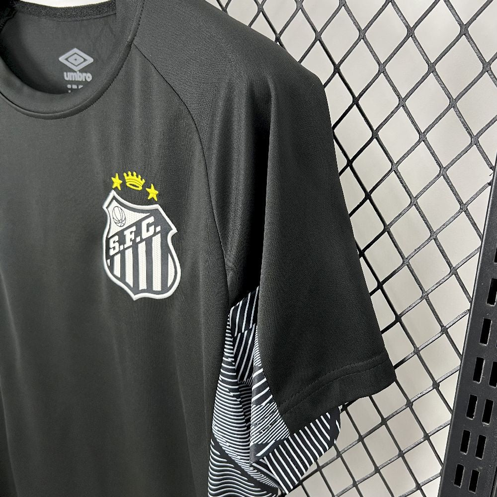Santos 2025/26 Black Goalkeeper Jersey