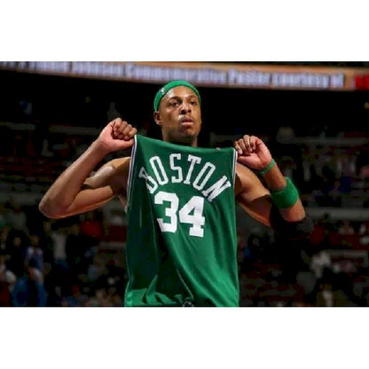 Camisa Paul Pierce Masculina Verde Versão Jogador - Edição Ícone