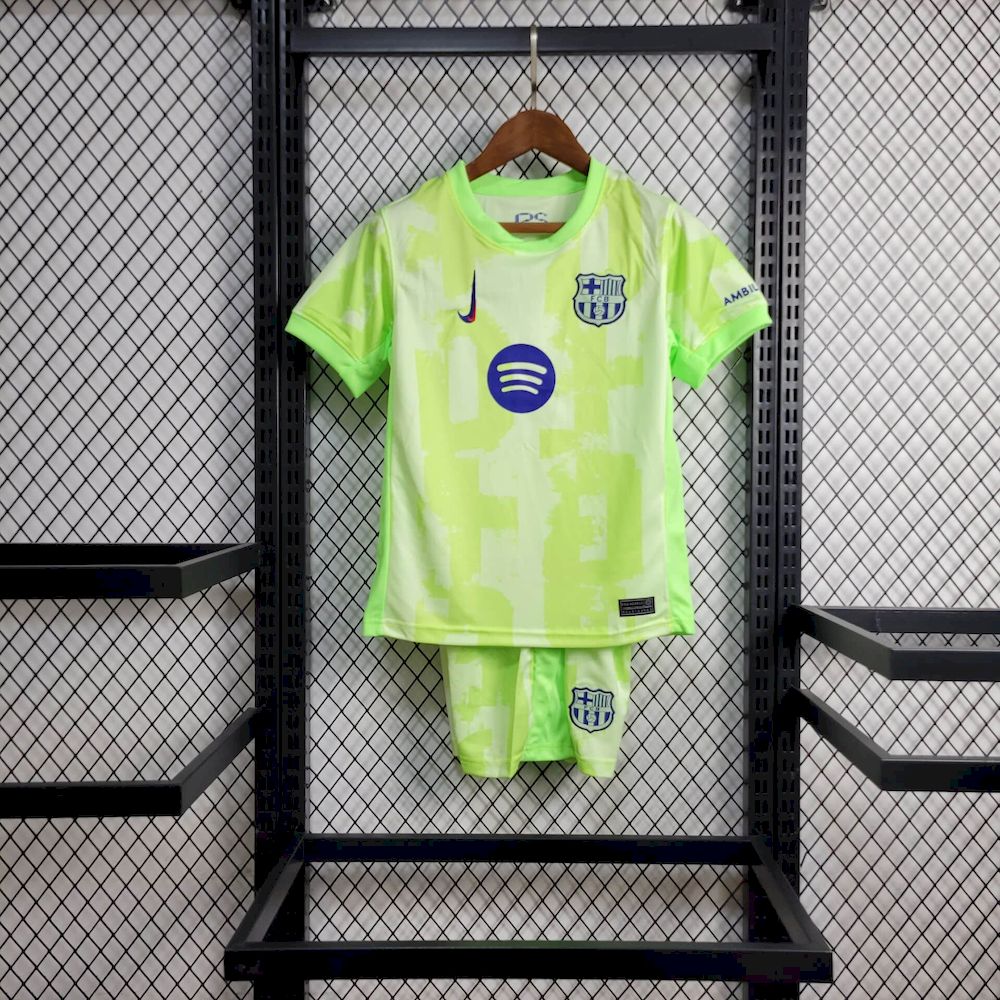 Barcelona 2024/25 Third Kids Kit