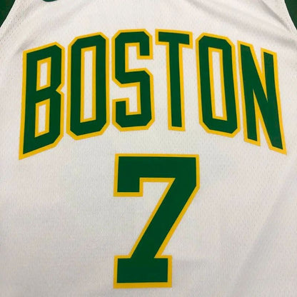 Camisa Jaylen Brown Branca Masculina Versão Jogador – Edição Cidade