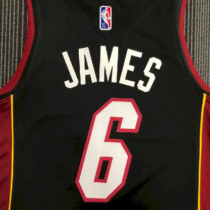 Camisa preta masculina LeBron James Team – Edição de 75º aniversário