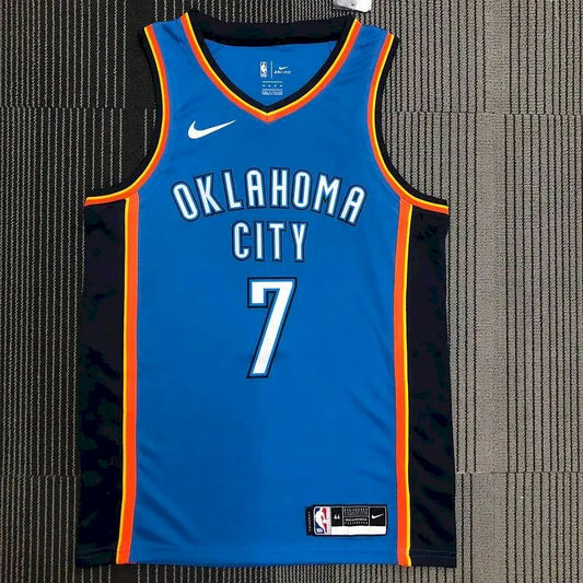 Camisa masculina Carmelo Anthony Swingman azul – Edição Icon