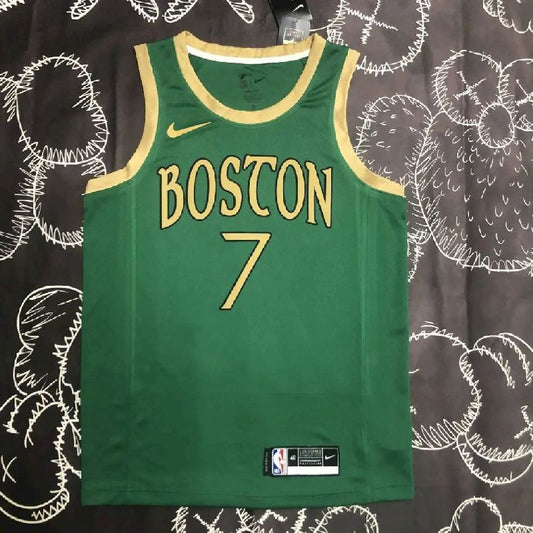 Men’s Jaylen Brown Green Team Jersey – City Edition