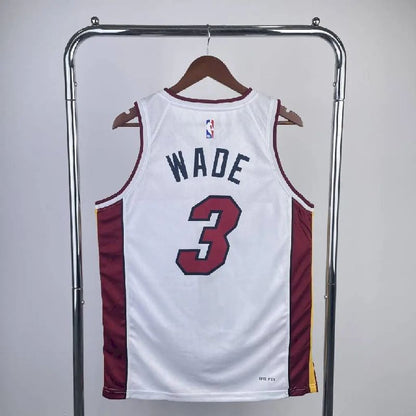 Camisa masculina Dwyane Wade branca da equipe