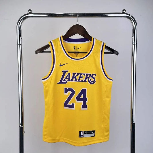 Camisa amarela do time juvenil Kobe Bryant