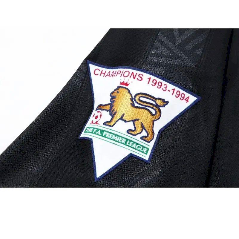 Camisa retrô de mangas compridas reserva do Manchester United 1993/95