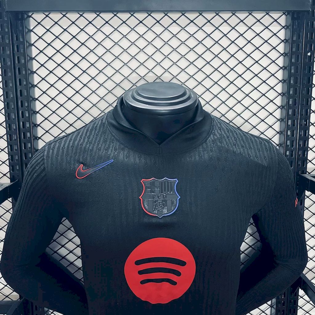 Camisa Barcelona II 2024/25 de manga comprida, versão jogador