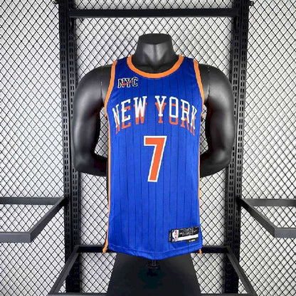 Camisa Carmelo Anthony Azul Masculina 2024 – Edição City