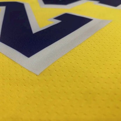 Camisa amarela masculina Kobe Bryant versão jogador – Edição clássica retrô