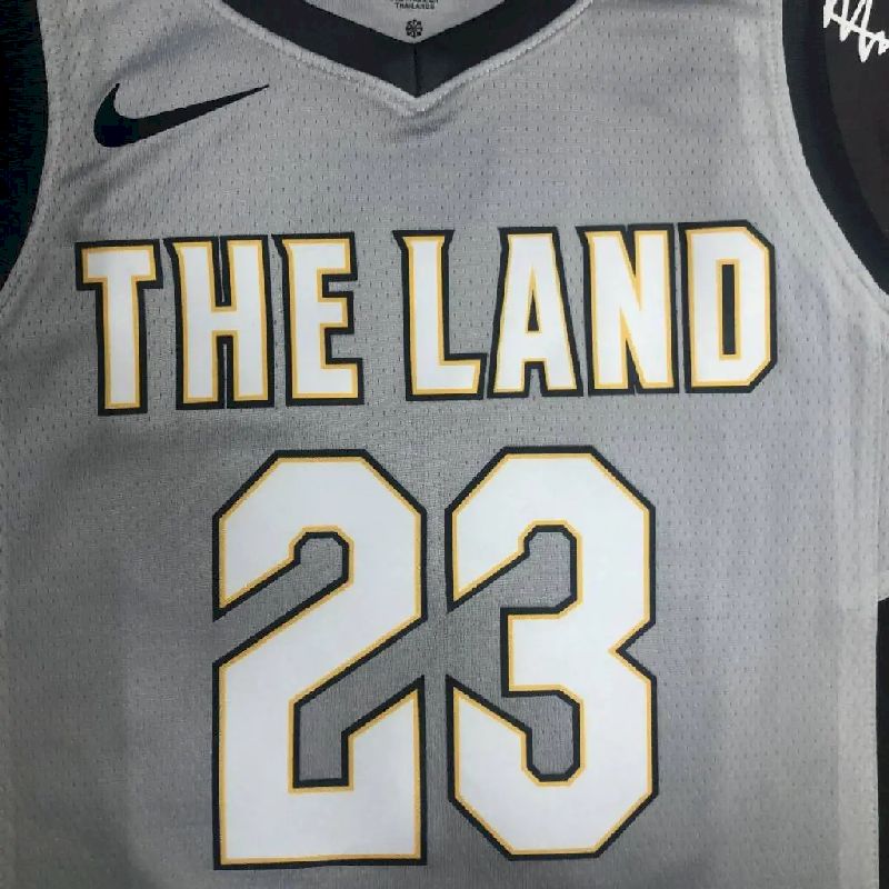 Men’s LeBron Raymone James Gray Team Jersey