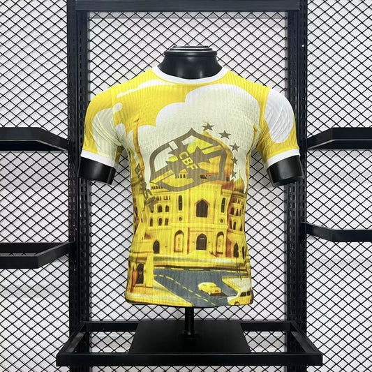 Men's Brazil 2024/25 Yellow Jersey Player Version