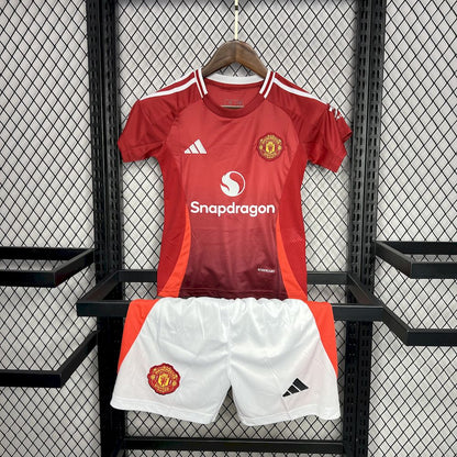 Kids Manchester United 2024/25 Home Kit