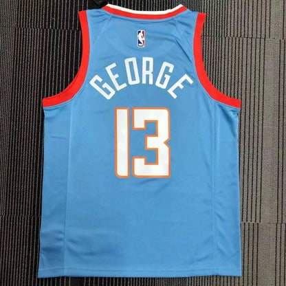 Camisa Paul George Swingman Masculina Azul – Edição City