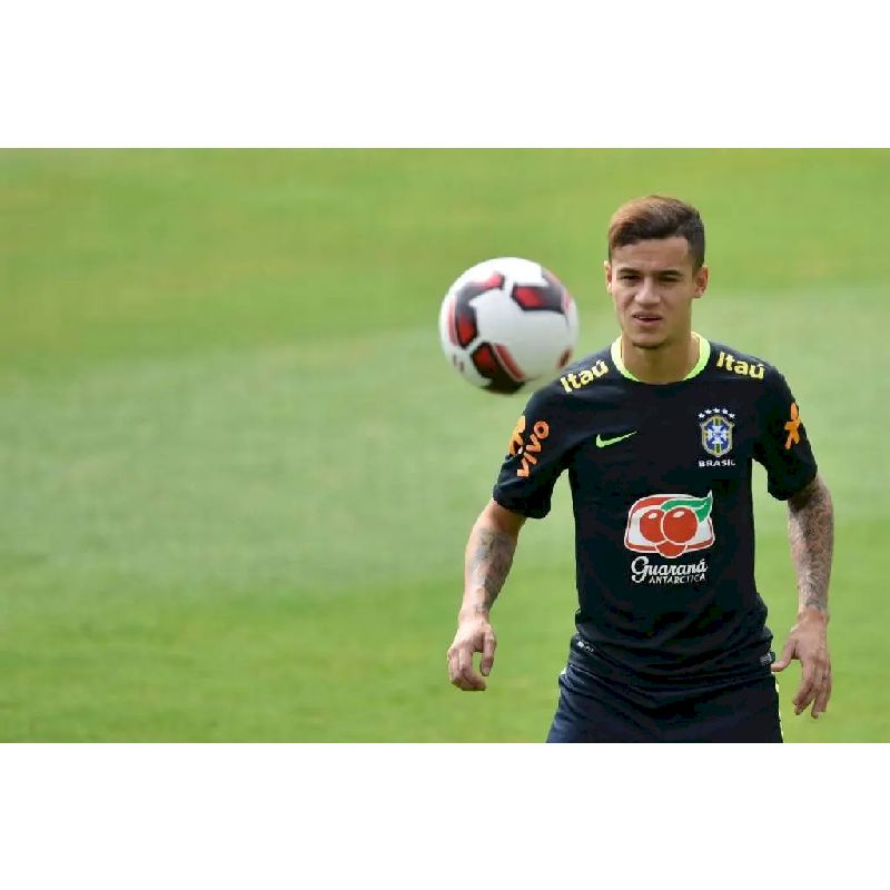 Camisa de treino pré-jogo do Brasil 2018