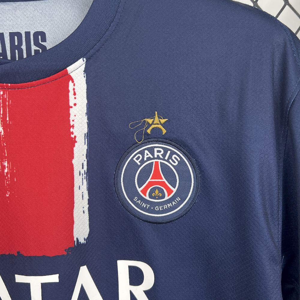 Paris Saint-Germain 2024/25 Home Jersey With Stars