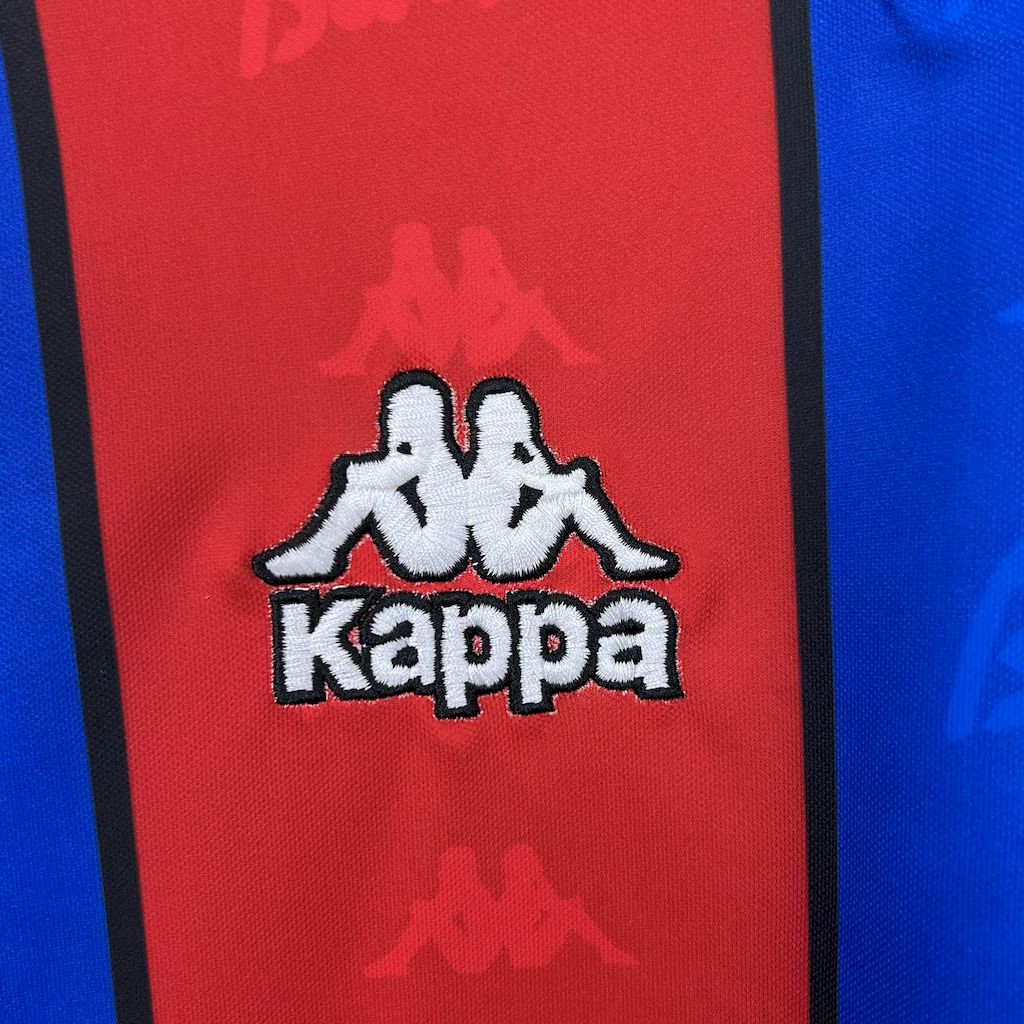 Camisa retrô de mangas compridas do Barcelona 1995/97 Home